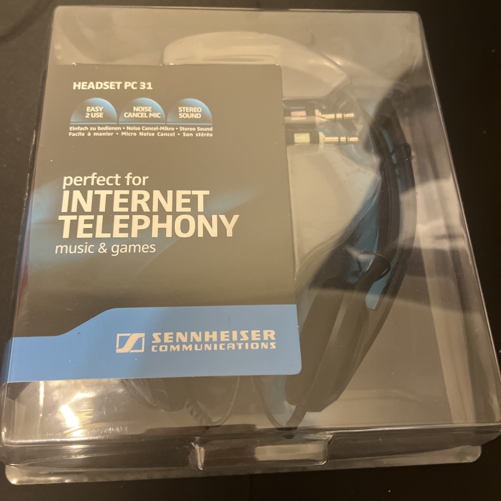 Sennheiser Communications PC 31 Headset for Internet Telephony (Music & Gaming)
