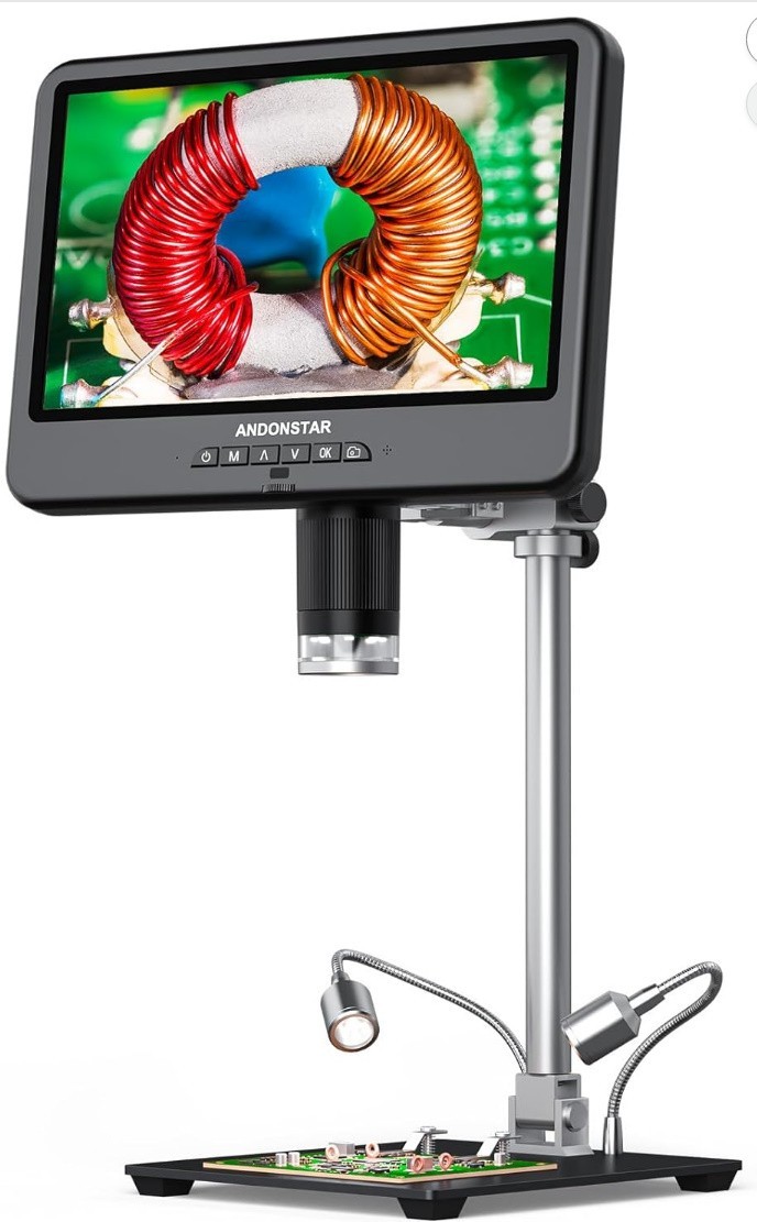 Andonstar 4K 30FPS Digital Microscope 10.1" Screen, 3840P UHD AD208S-Pro NEW