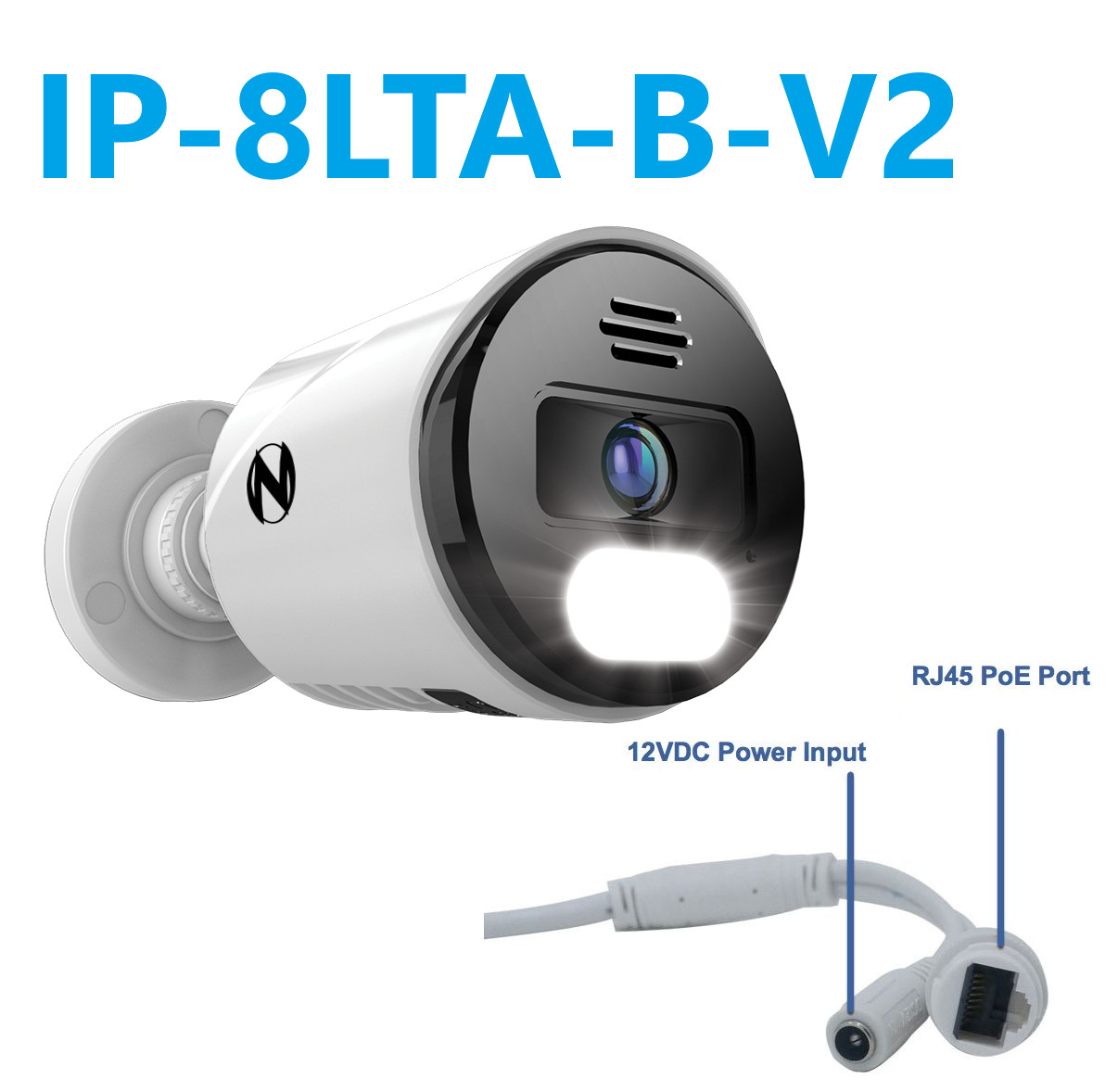 Night Owl IP-8LTA-B-V2 4K Network WIRED Camera POE Powered - [LN]™