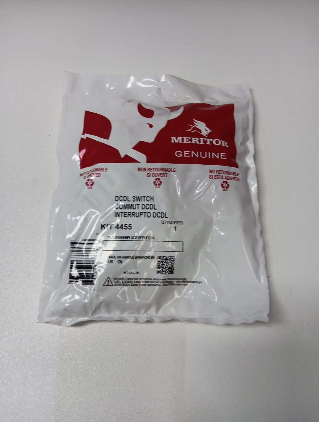 MERITOR KIT4455 DCDL SWITCH KIT - SAME AS KIT4429 GENUINE MERITOR -FAST SHIPPING
