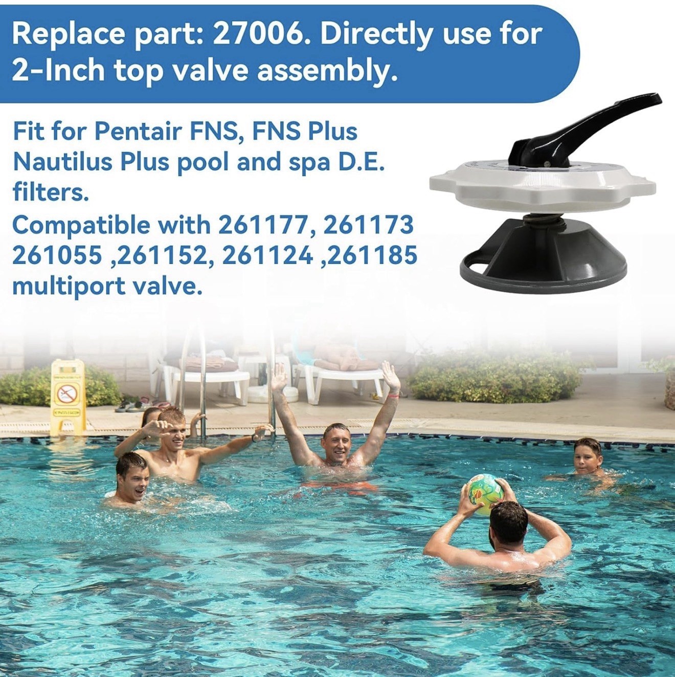 270067 2-Inch Top Valve Assembly Kit For Hiflow Top & Side Mount (Missing Label)