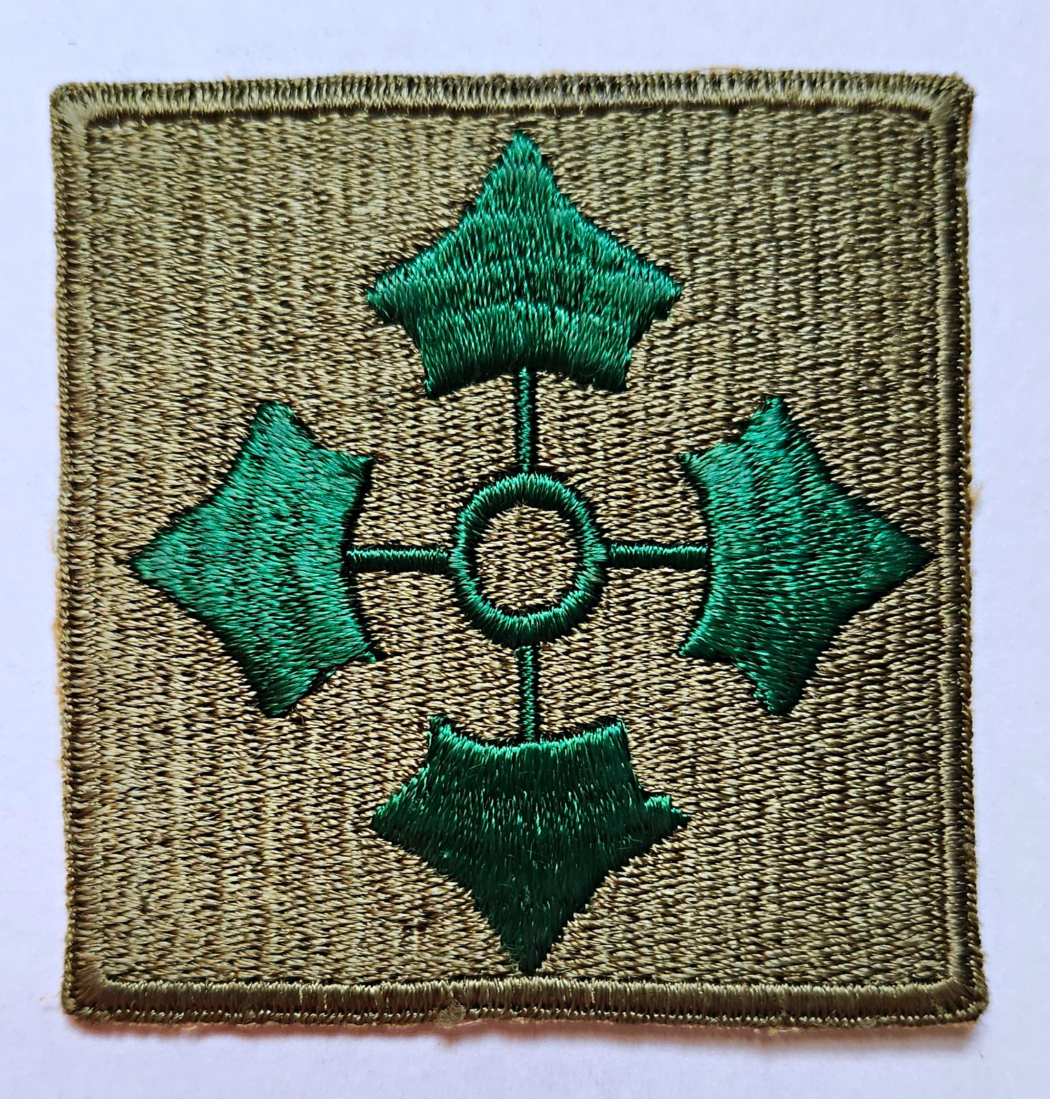 WWII US Army 4th Infantry Division Oversized Patch (02)