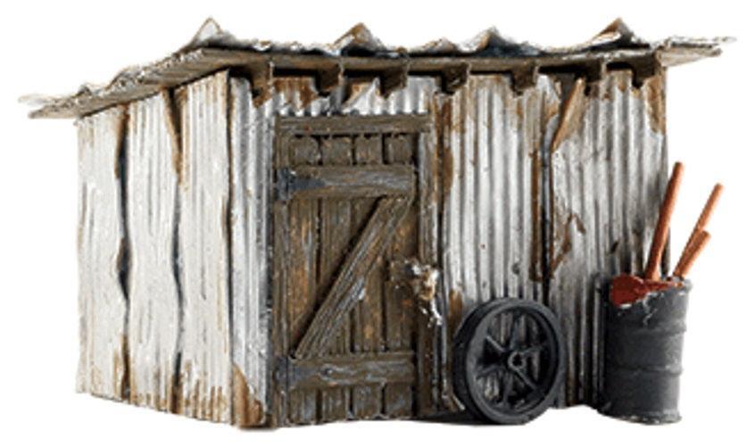 NEW Woodland HO Scale Train Structure Tin Shack BR5056