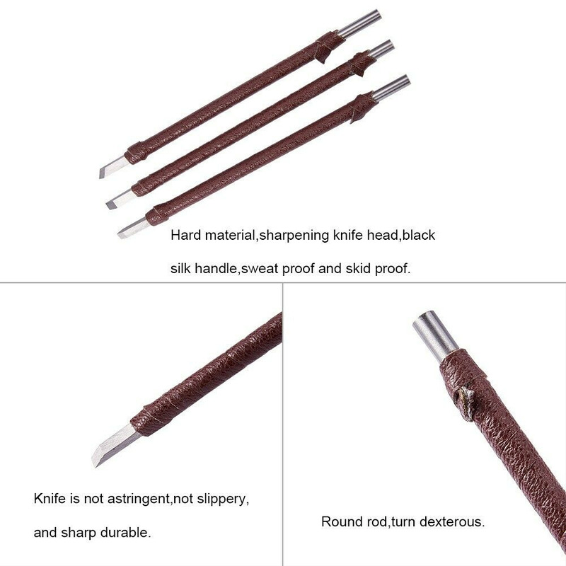 Calligraphy Art Hand Tools Set DIY Seal Stamp Stone Carving Tool Kit