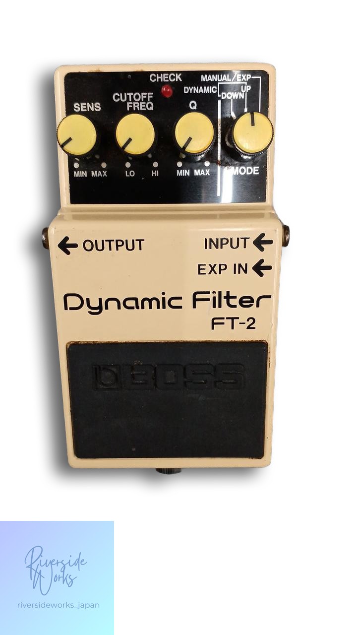 BOSS FT-2 Effects Pedal Flanger Guitar FX Used JP