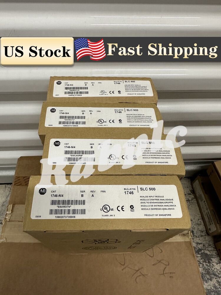 Allen Bradley 1746-NI4 Series B Analog Input Module SLC 500 1746-N14