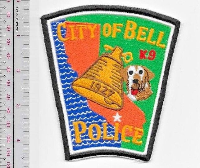 K-9 Police California City of Bell Police Department Narcotic Canine NO TARIFF