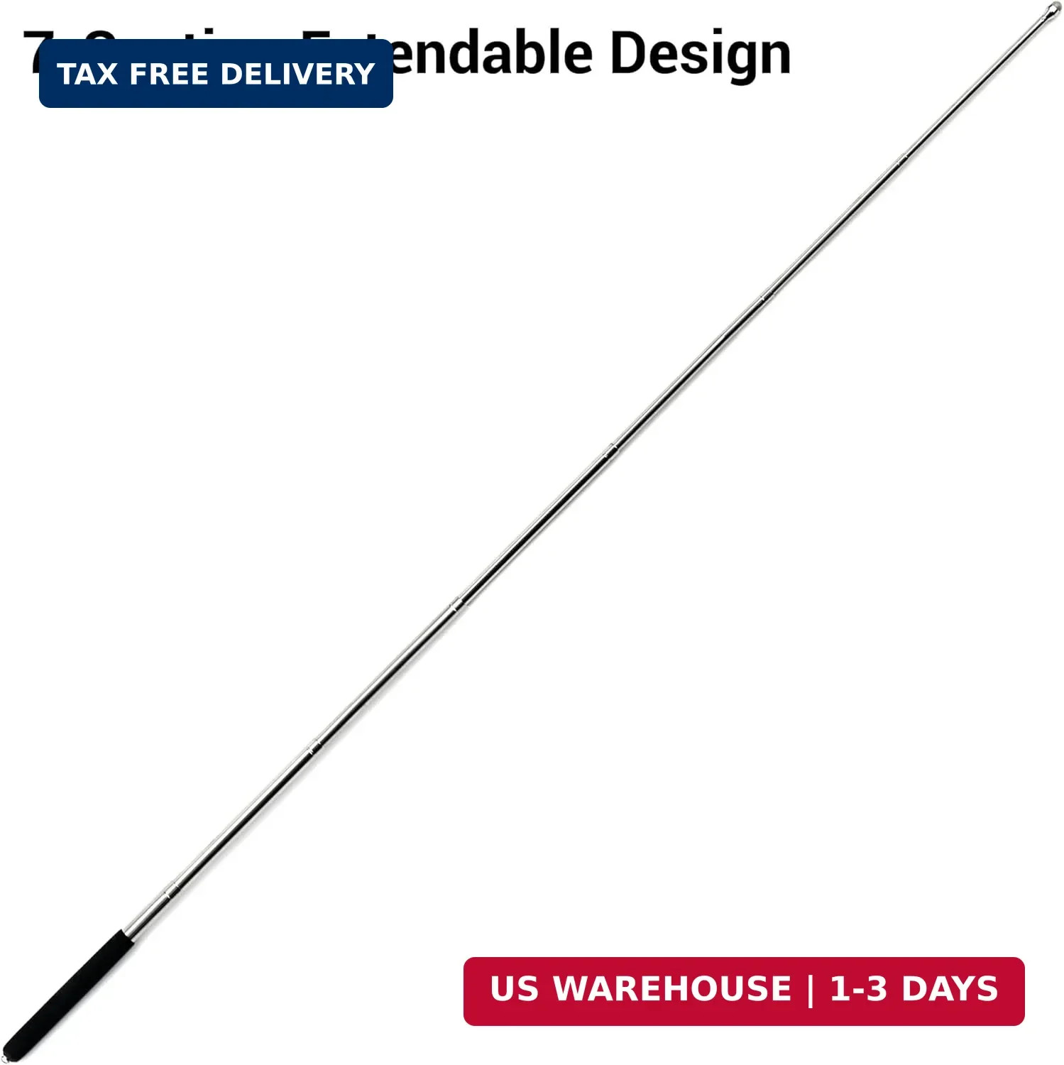 2 Pcs Telescopic Teachers Pointer, Extendable Pointer Stick, Mini Hand Pointer S