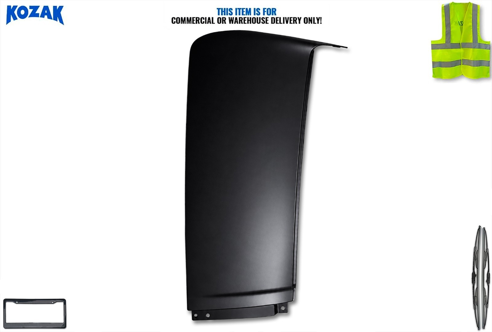 Upper Wind Cab Cabin Fairing Right Side Compatible with Volvo VNL 2018-2024