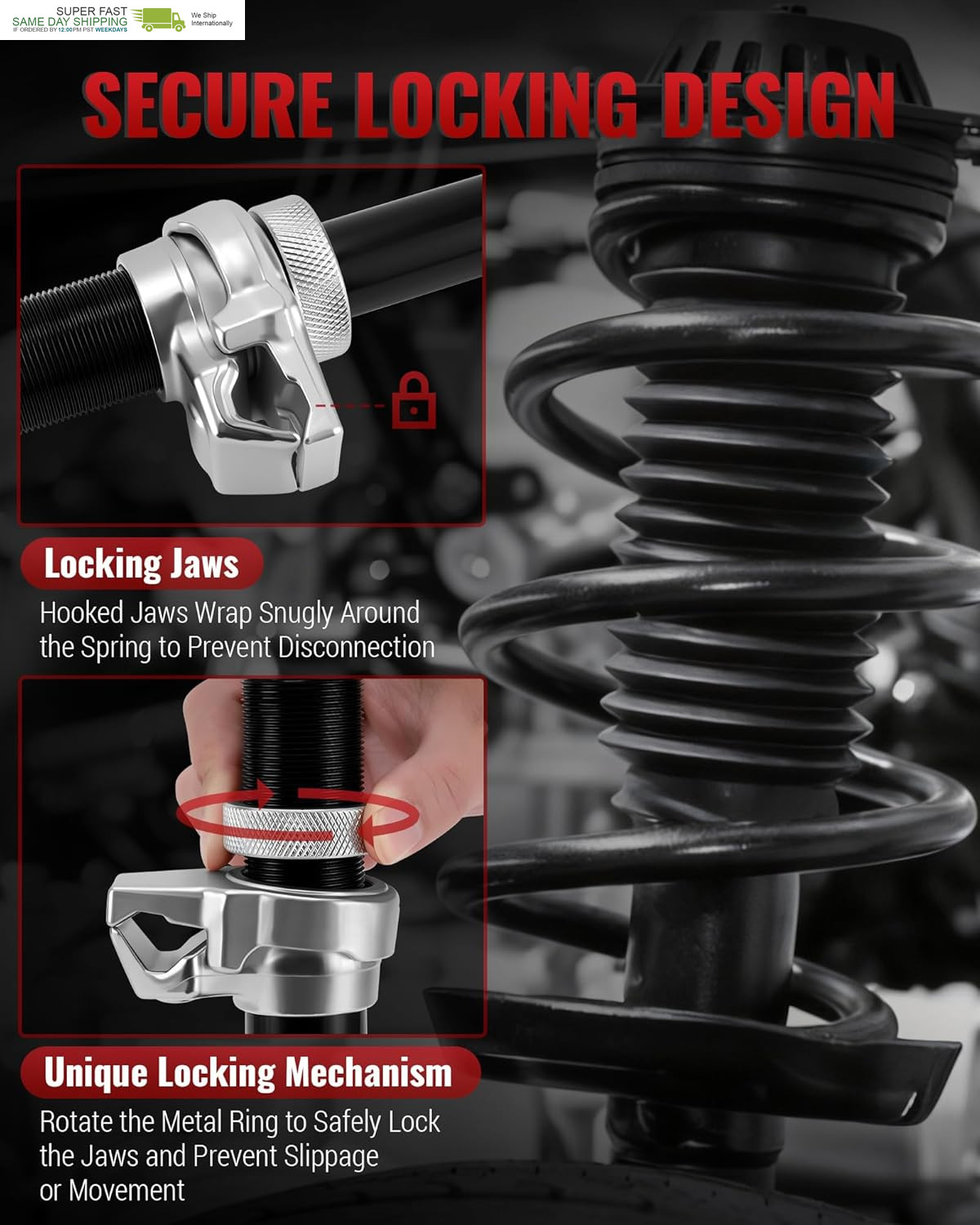 Spring Compressor Tool, Coil Spring Compressor Tool and Strut Spring Compressor