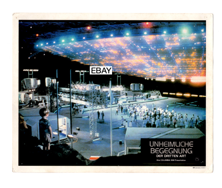 SALE: CLOSE ENCOUNTERS OF 3rd KIND 1977 ORIGINAL GERMAN SCI-FI MOVIE LOBBY CARD