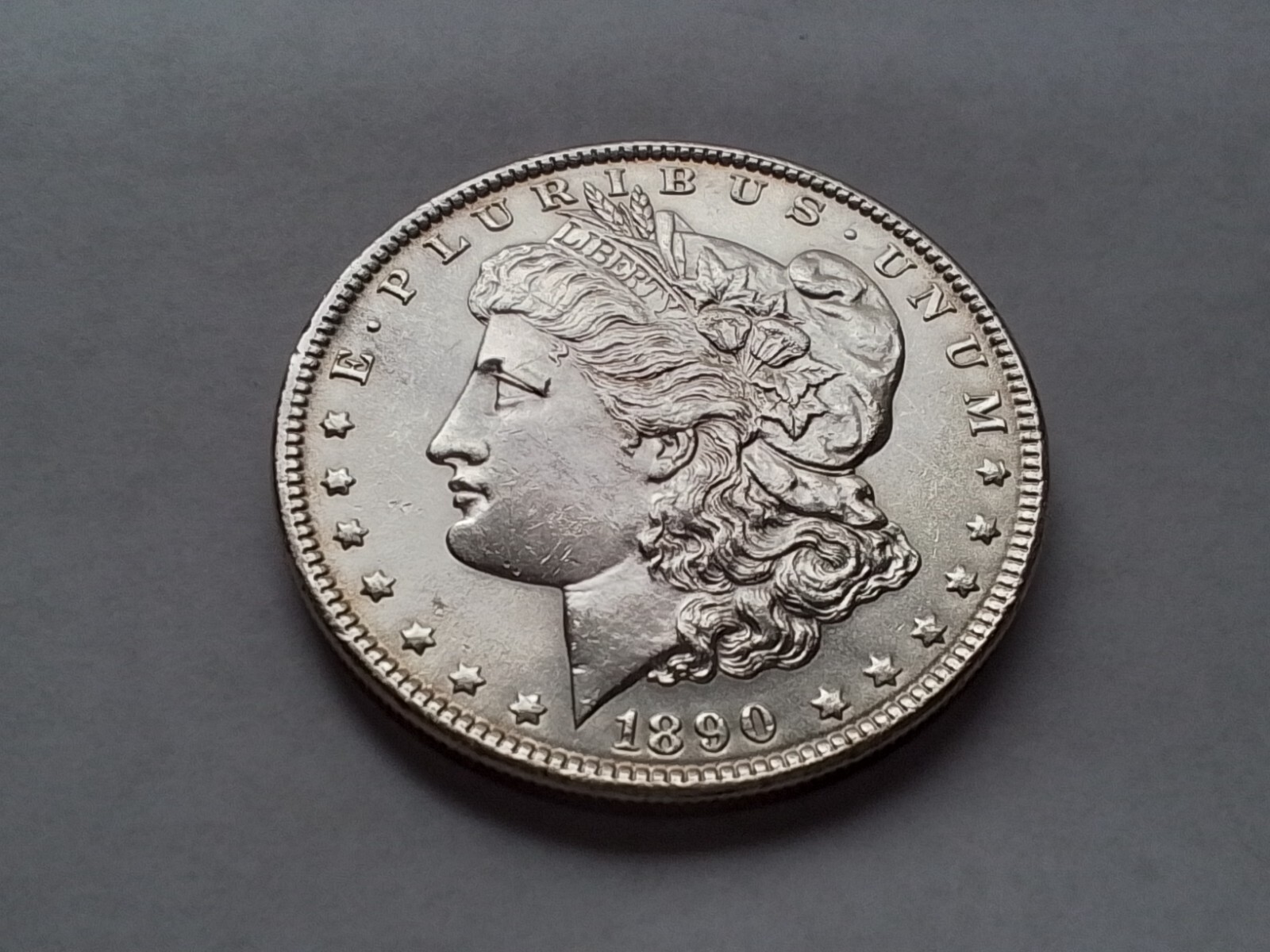 1890-P BU/MS MORGAN SILVER DOLLAR