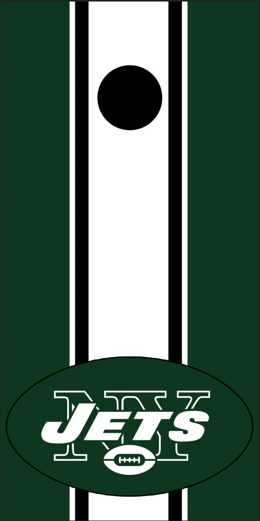New York Jets (2PCS) Cornhole Board Wraps Decals Vinyl Sticker