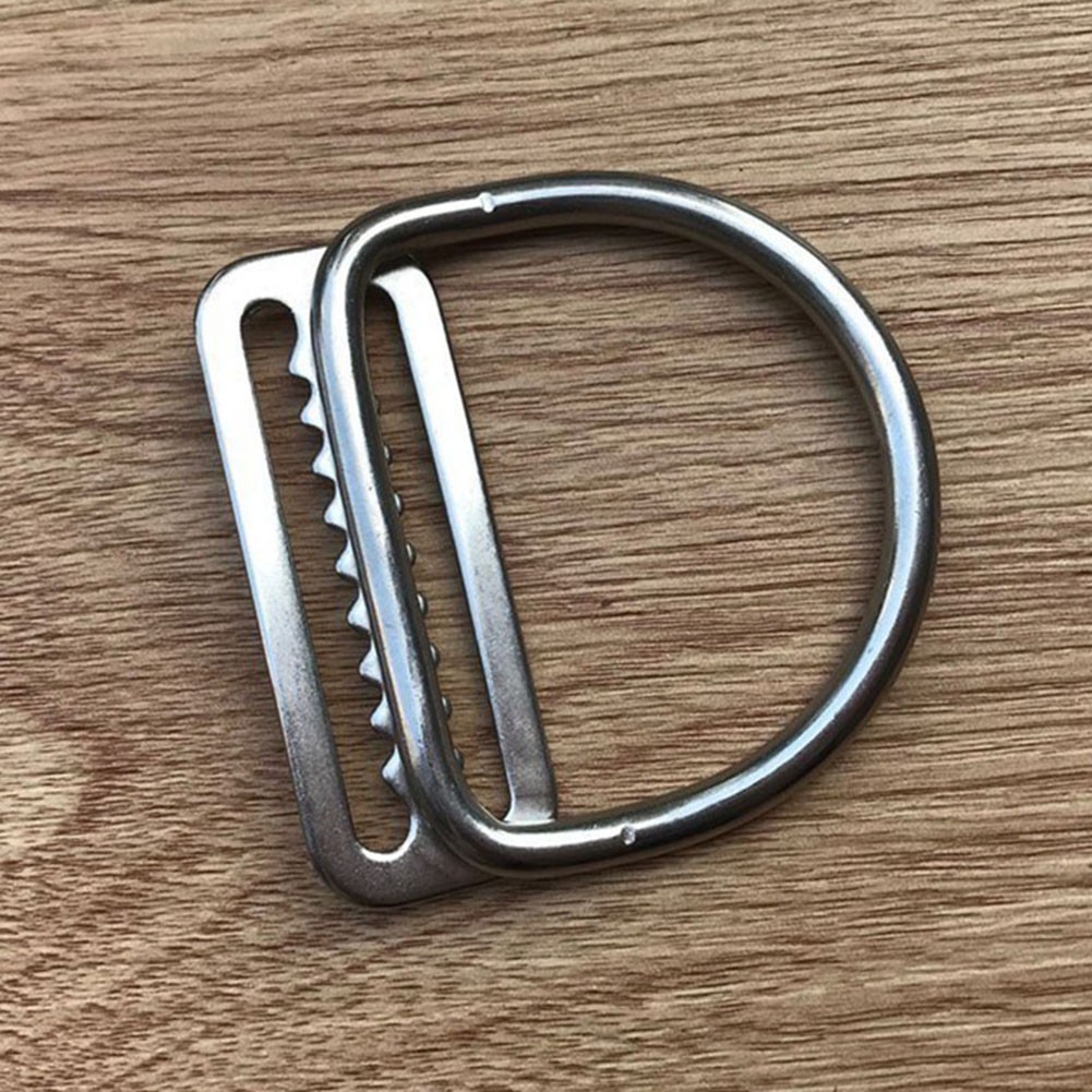 Clip Diving D-ring Webbing Keeper Clip D-Ring For 5cm Width Webbing 1pc