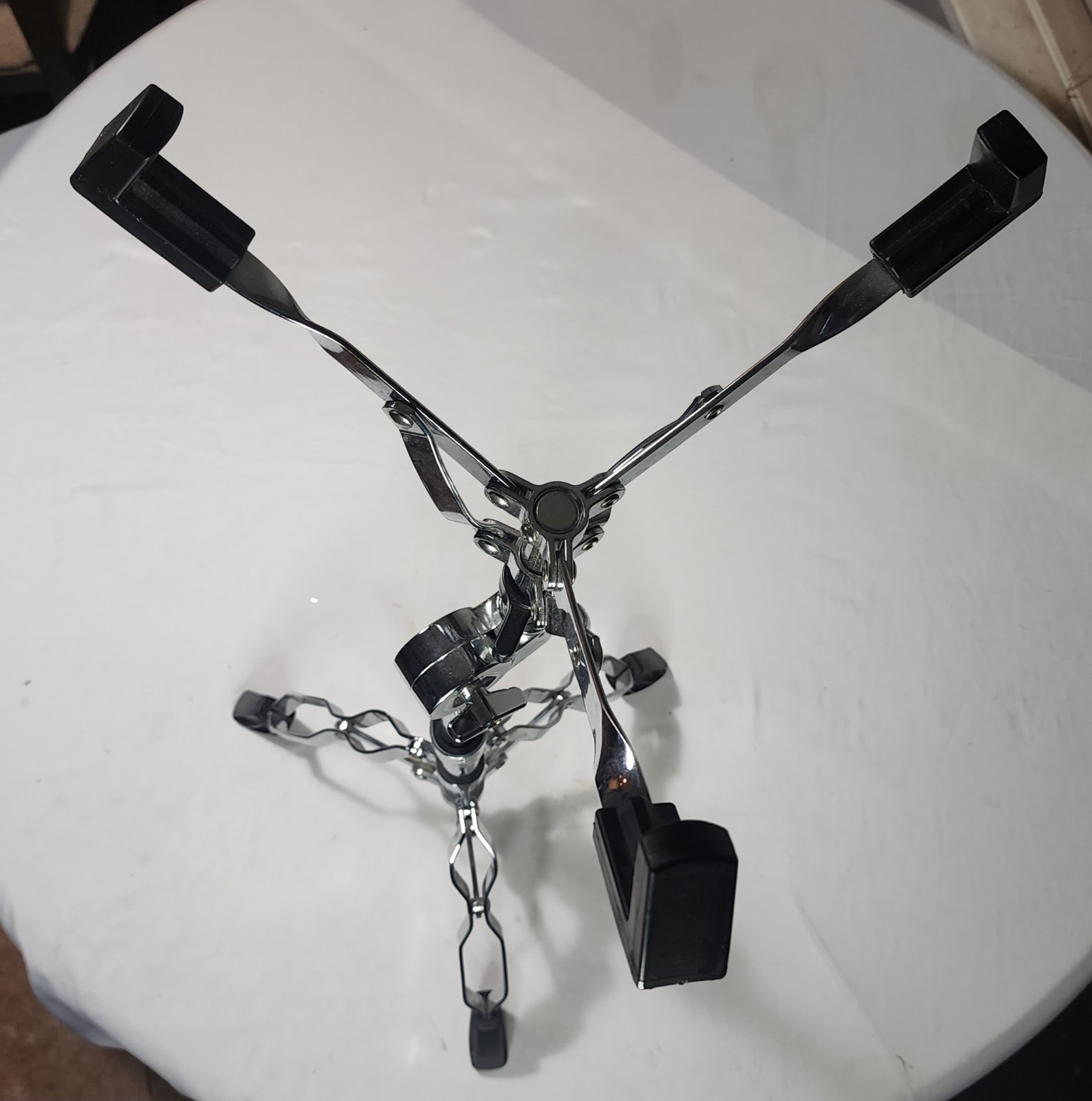 GRETSCH - CHROME Adjustable Snare Drum Stand Excellent Condition NICE