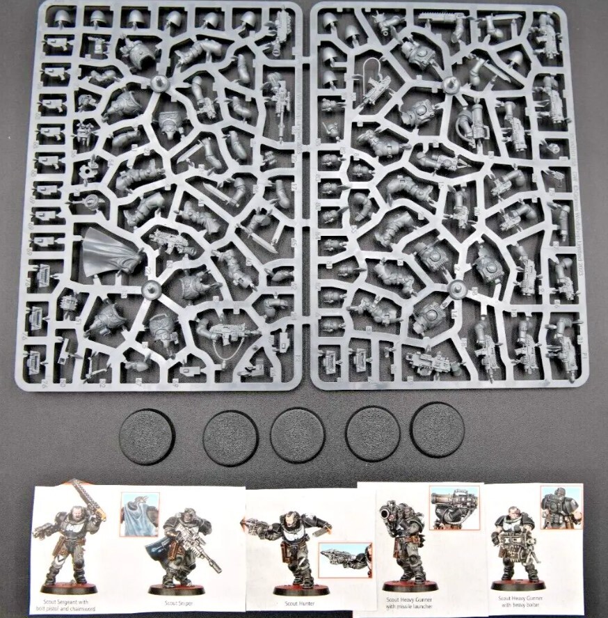 5 Space Marines Scouts from Kill Team Salvation Warhammer 40K Astartes