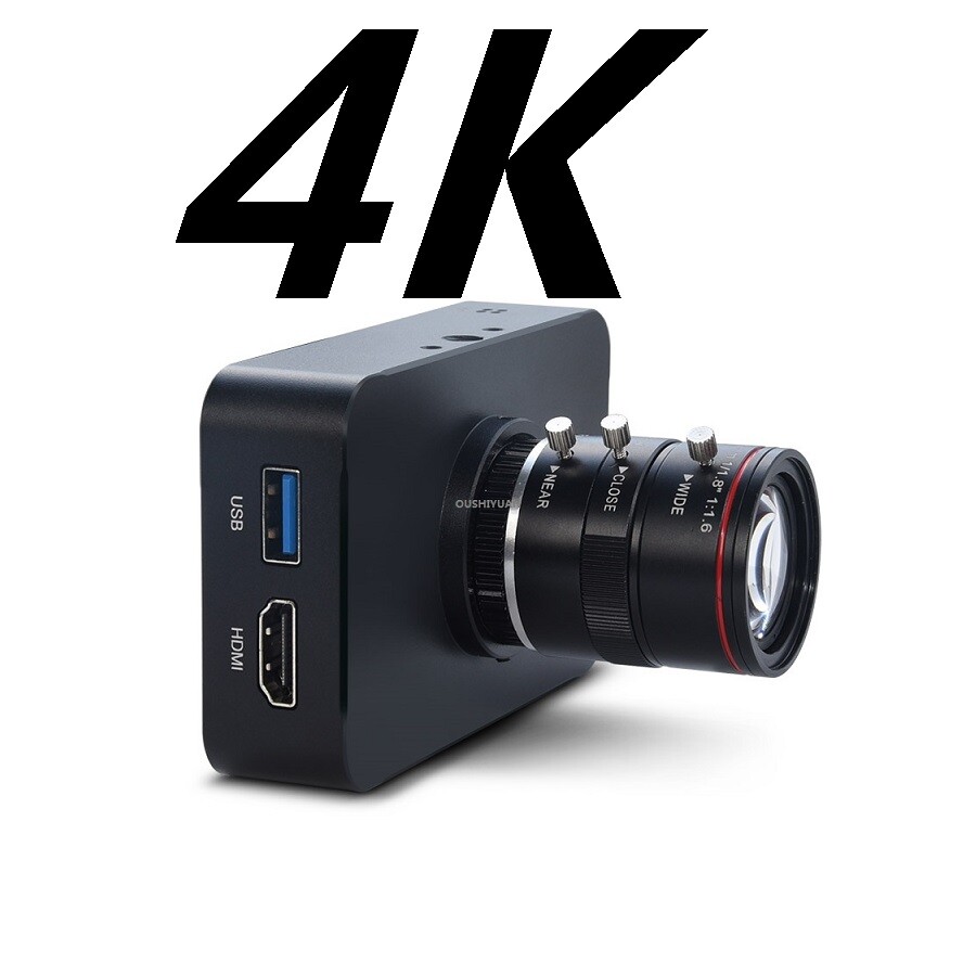 12MP HDMI Camera HD1080P 60fps 1080i USB  Streaming Webcam Recording 4K@30FPS