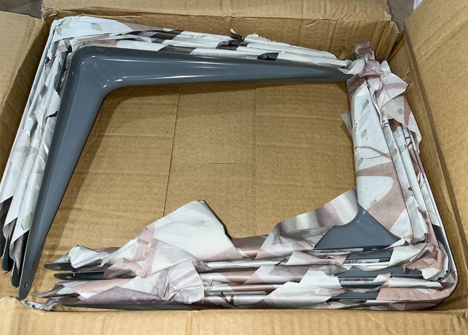(10-Pack) Ace Hampton Shelf Support Steel Gray 100lb 10" 5294228