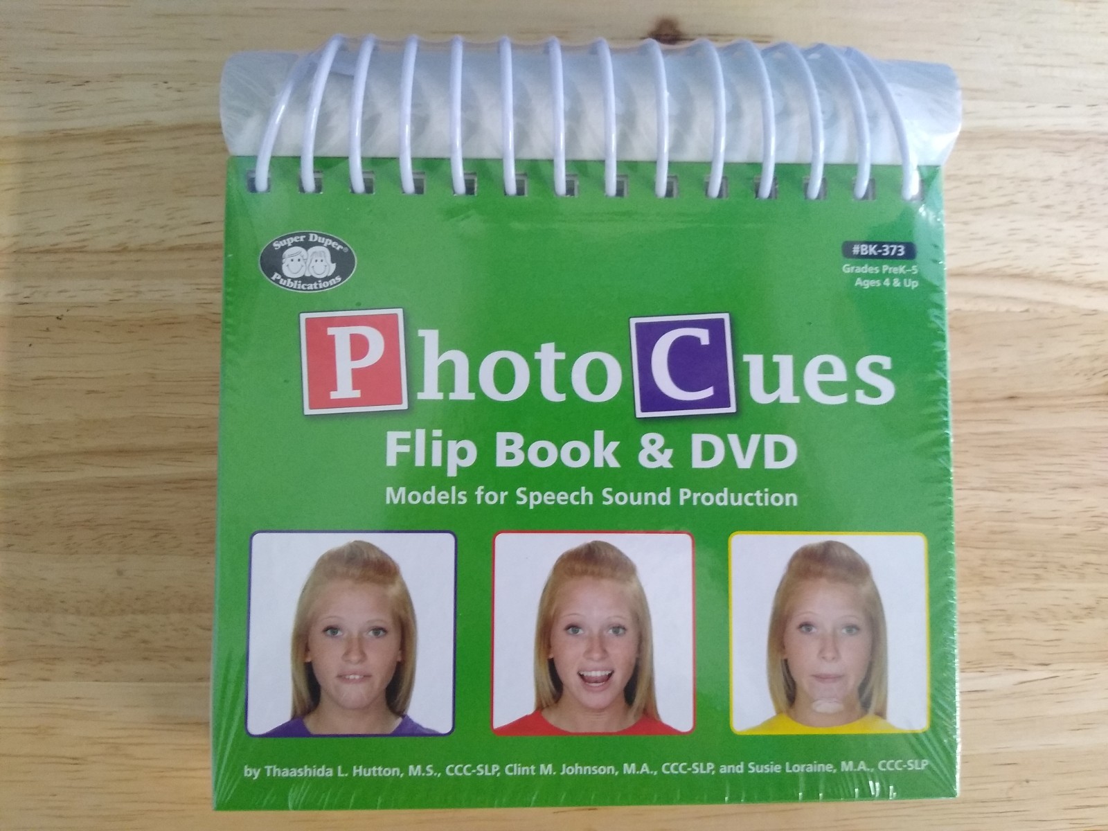 NEW Photo Cues Flip Book & DVD Speech Therapy Super Duper Publications
