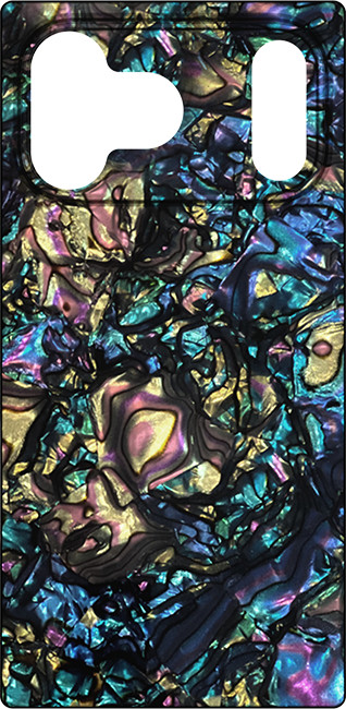 FLAUNT SQUARE Abalone MagSafe Case - iPhone 17 Pro Max - Multi