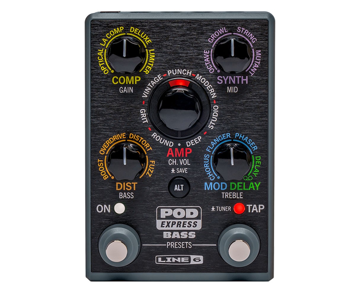 Line 6 POD Express Bass Portable Multi-FX Pedal