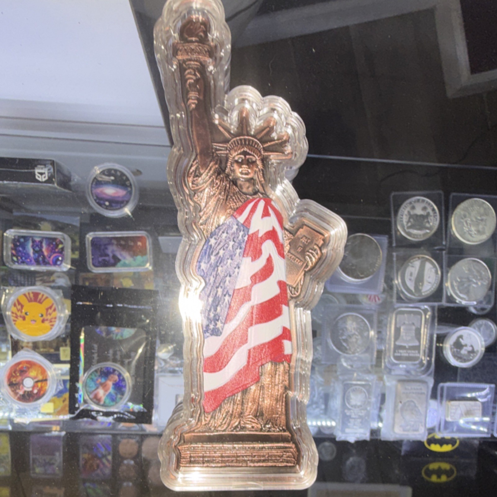Statue of Liberty 5 AVDP Ounces Fine Copper Fantasy Issue Coin