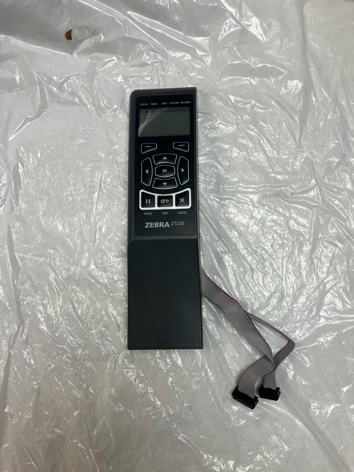 Zebra P1029917-001 Front Control Panel for ZT230 Thermal Label Printer