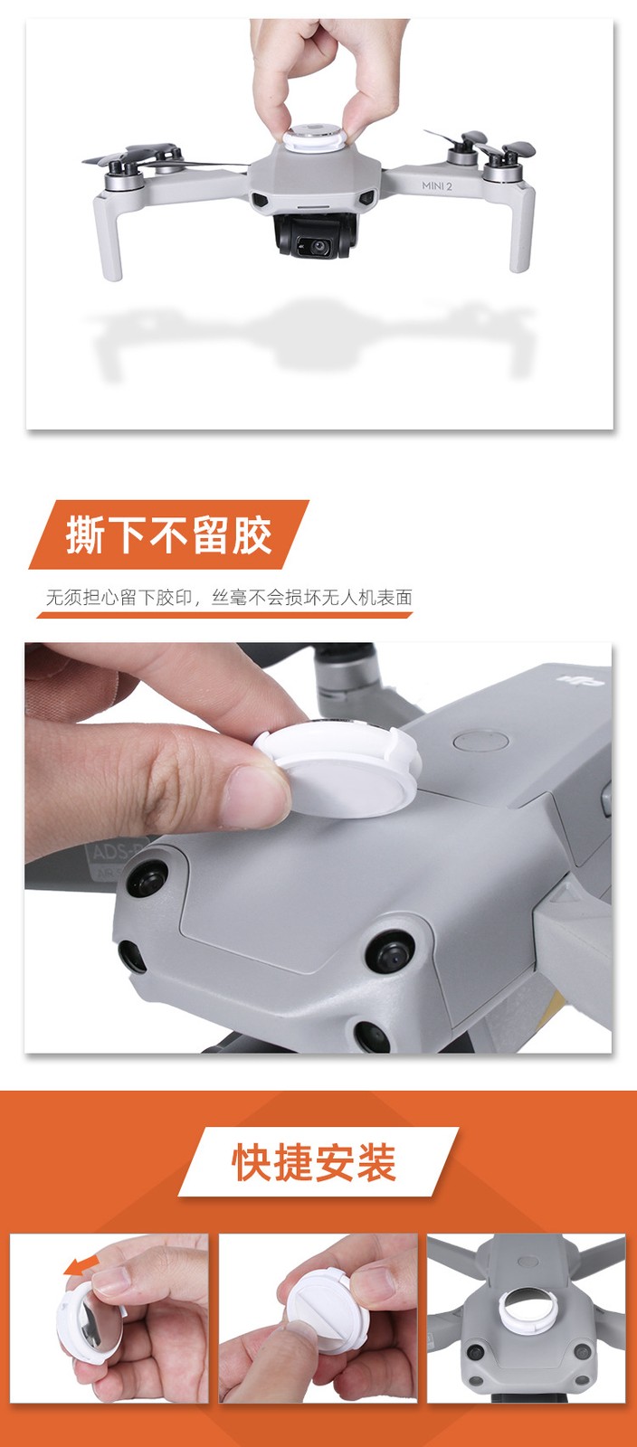 For NEO/Mini 4K/3Pro/Avata2 AirTag Locator Bracket AIR 3S