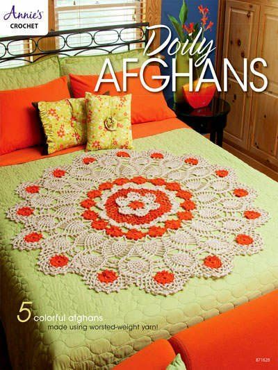 NEW CROCHET DOILY AFGHANS 5 BEAUTIFUL DESIGNS MUST SEE!!!
