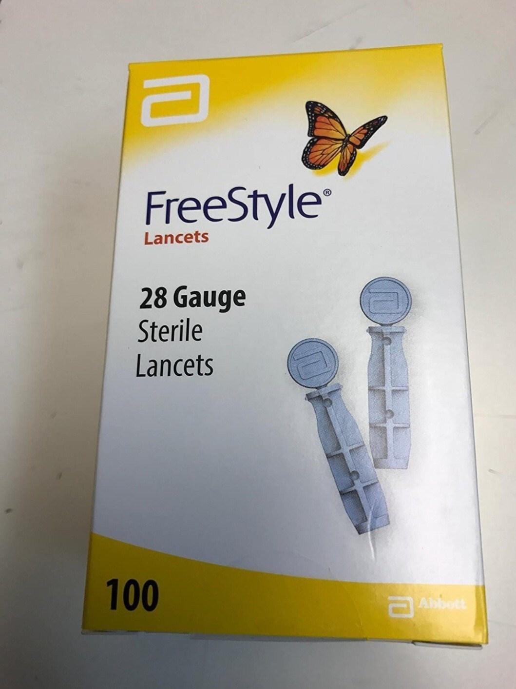 Freestyle 28 Gauge Sterile Lancets - Pack of 100