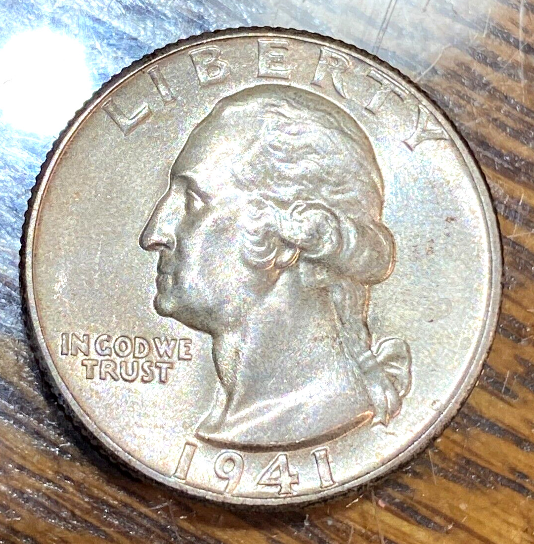 1941 Washington Quarter Gem+ Uncirculated Beauty CHRC