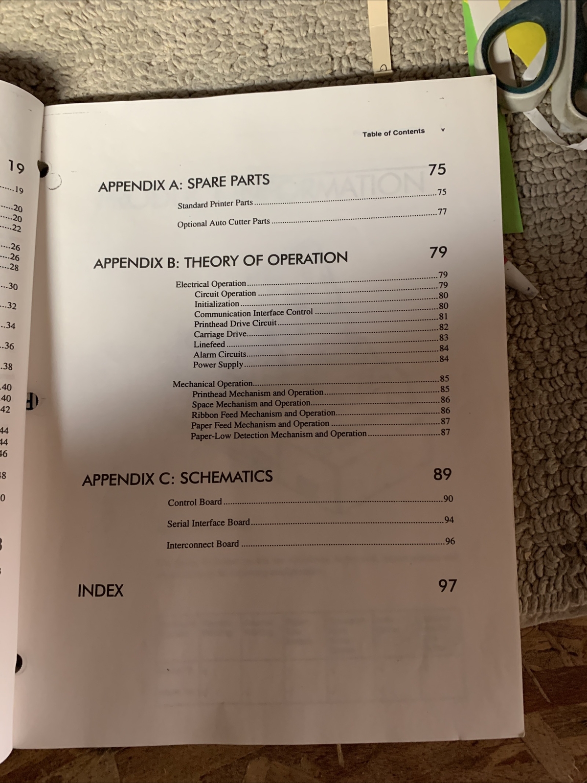 Smart Printer Pcos 70 Series original ARCADE video game manual