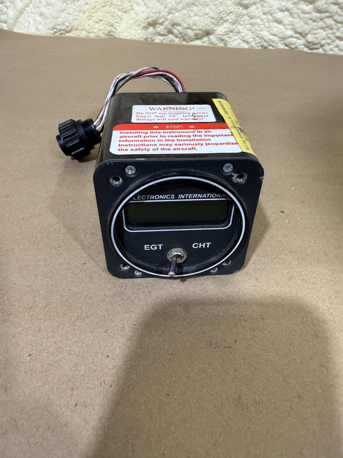 EC-1 Electronics International EGT-CHT Indicator