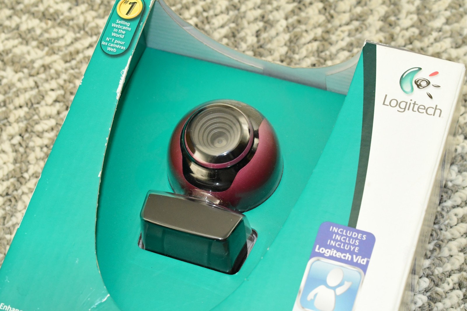 Logitech C250 Webcam Dusty Rose 960-000655 - NEW IN BOX