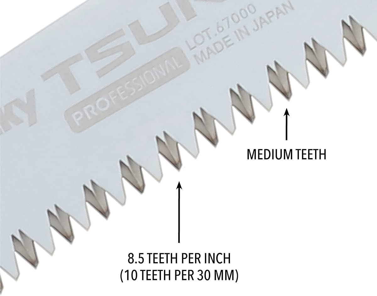 TSURUGI 330mm Curved Replacement Blade - Medium Teeth (457-33)