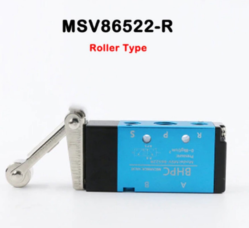MSV86522R 2 Position 5 Way Mechanical Valve Manual Pneumatic Controll Valve