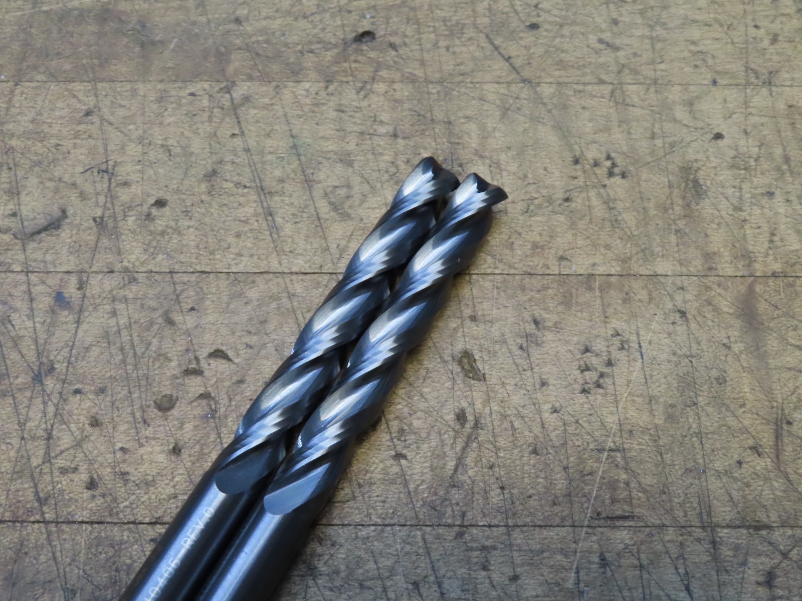 1 NEW CJT Durapoint 23/64" 3 flute solid carbide drills 0.3594"