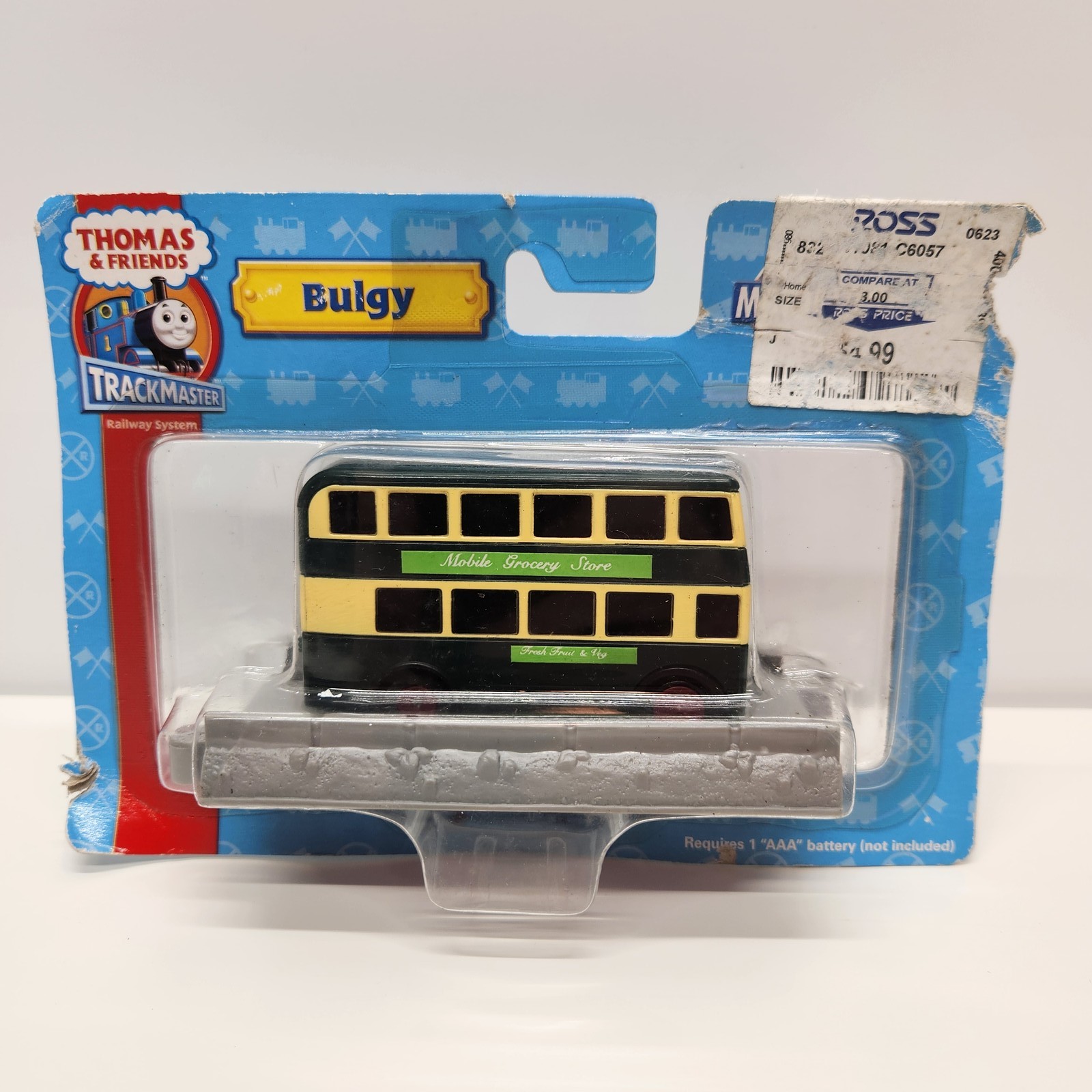 Thomas & Friends TrackMaster Bulgy Double Decker Bus Mobile Grocery Store