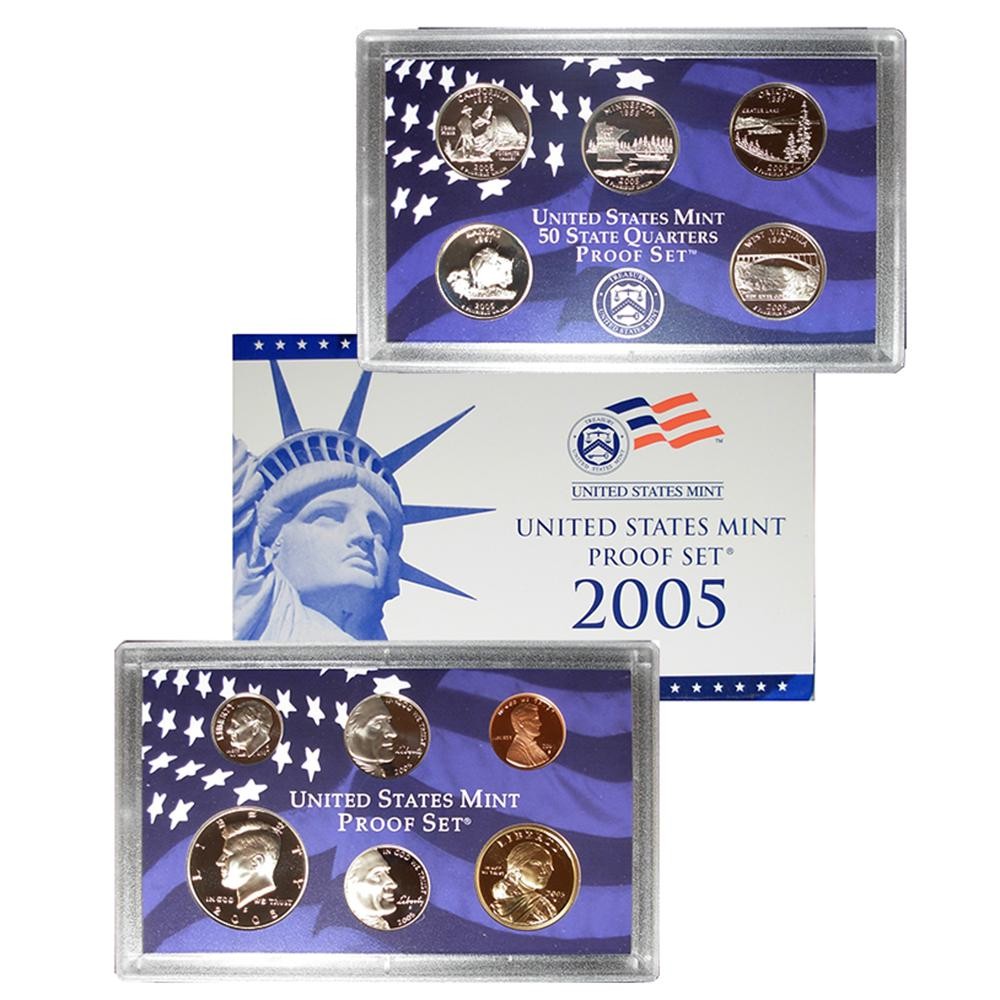 2005-S U.S. Proof Coin Set GEM Proof OGP