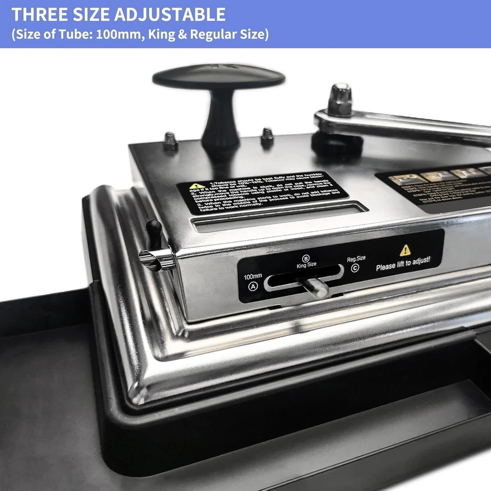 New Version Cigarette Rolling Machine, Portable Manual Cigarette Injector Fits R