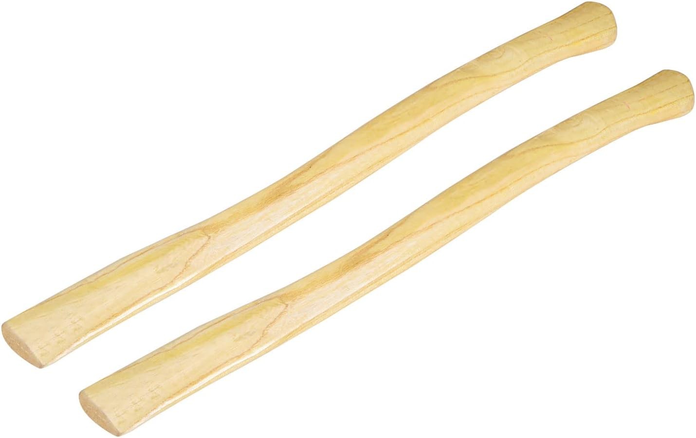 Wood Replacement Handle 15 Inch Long Curved Replaceable Handle for Axe Hammer