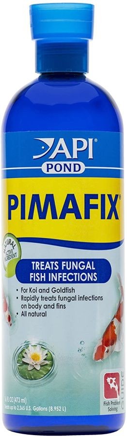 PondCare PimaFix Antifungal Remedy for Koi & Goldfish 16 oz Treats 2,400 Gallons