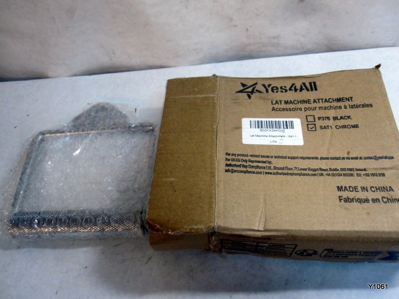 Yes 4 All Lat Machine Attachment SAT1 Chrome Body Solid Tools Stirrup Handle