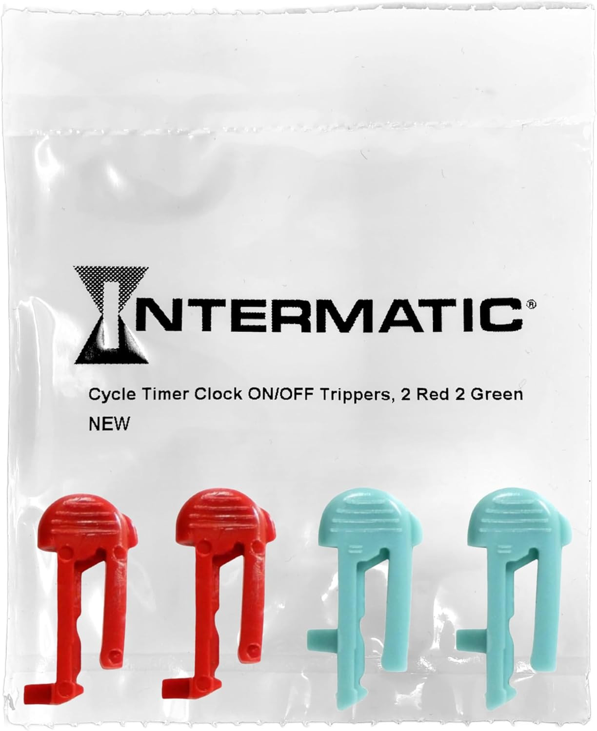 Cycle Timer Clock ON/OFF Plastic Switch Trippers - P1000 PB PF1100 Series, 2 Red