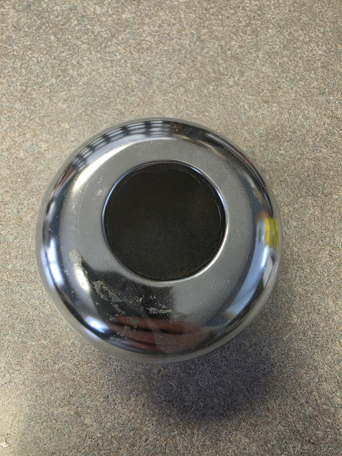 1-1/4" Box Pattern Escutcheon Chrome -- 5pcs