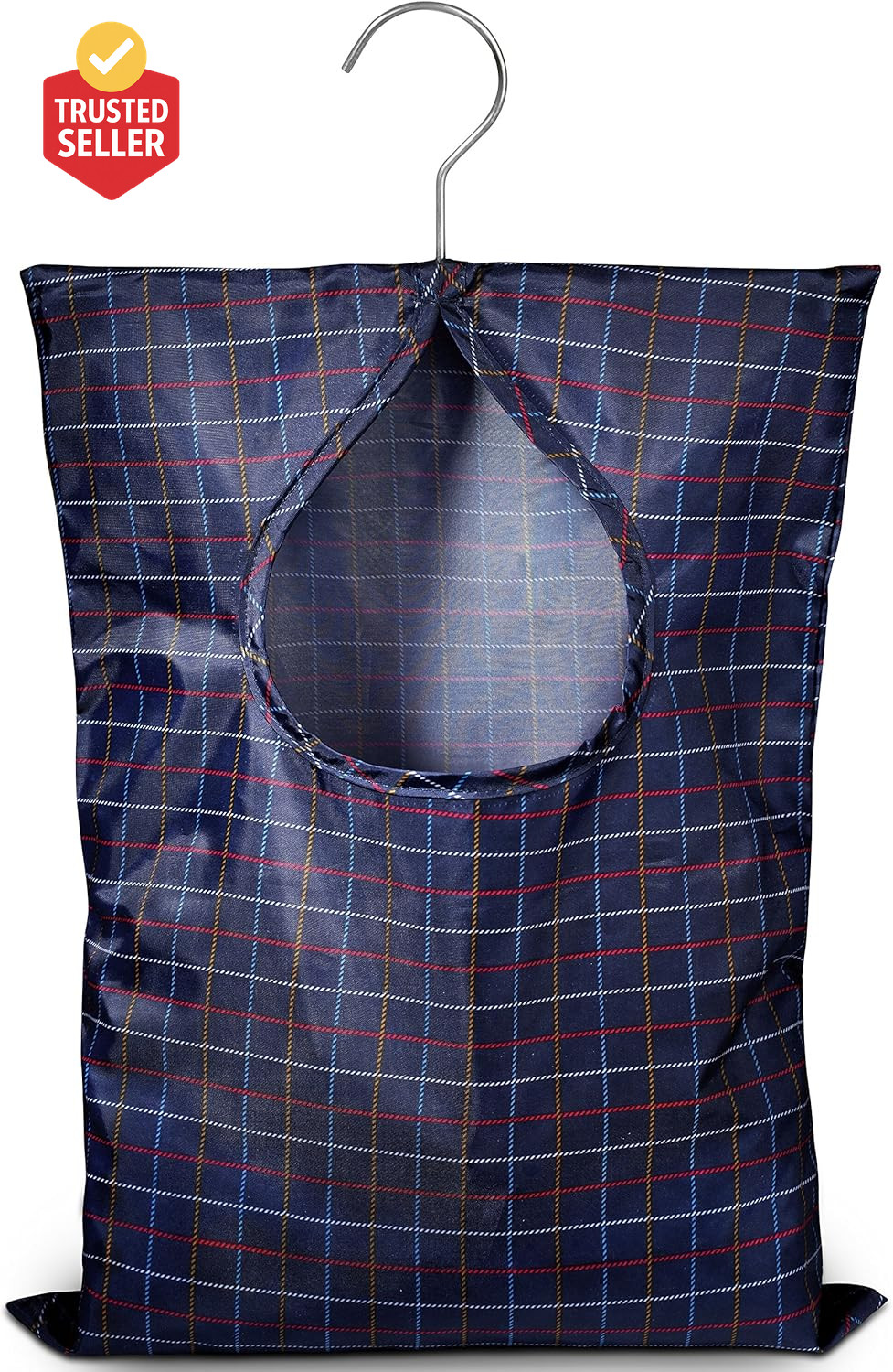 Clothespin Bag - 11" X 15" - Holds 100 Medium-Sized Clothes Pins, Water-Repellen