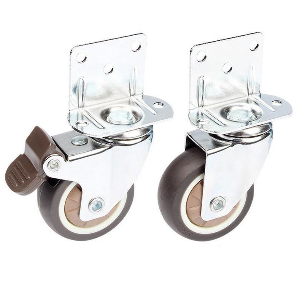 20kg Load Capacity Silent Swivel Casters for Furniture Chair Crib Pack of 1