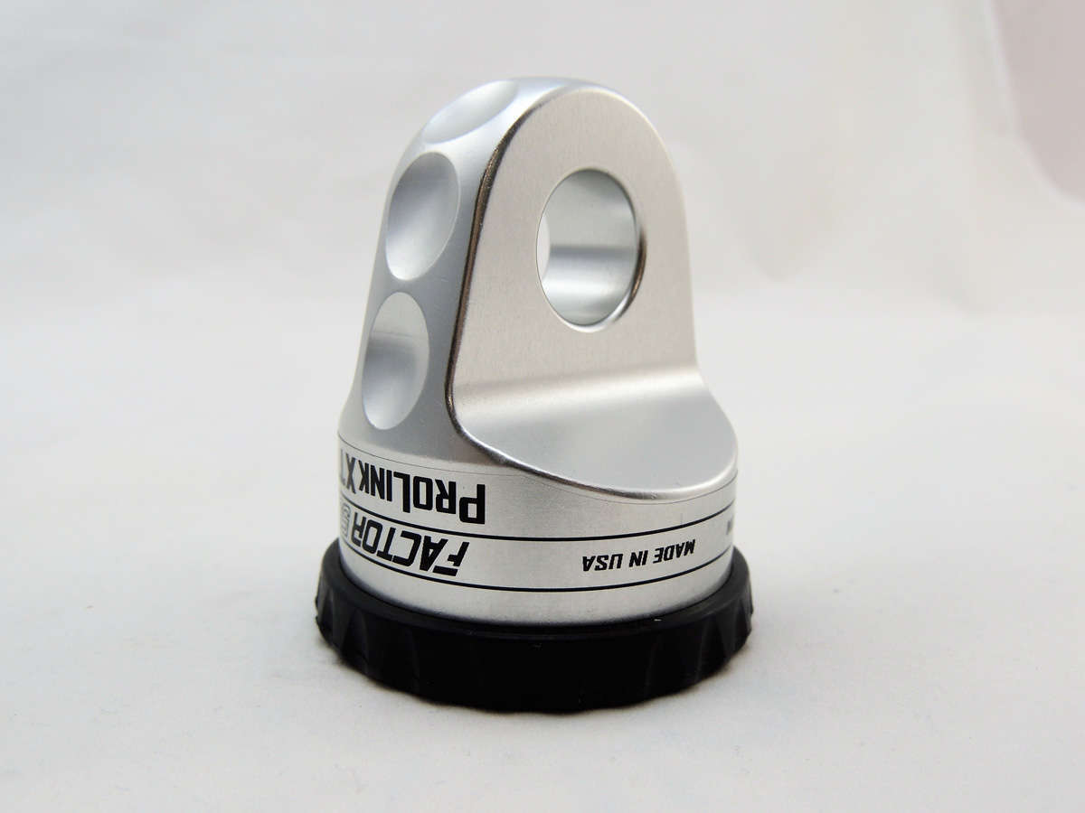 Factor 55 PROLINK XTV (ATV and UTV) WINCH SHACKLE MOUNT -- SILVER