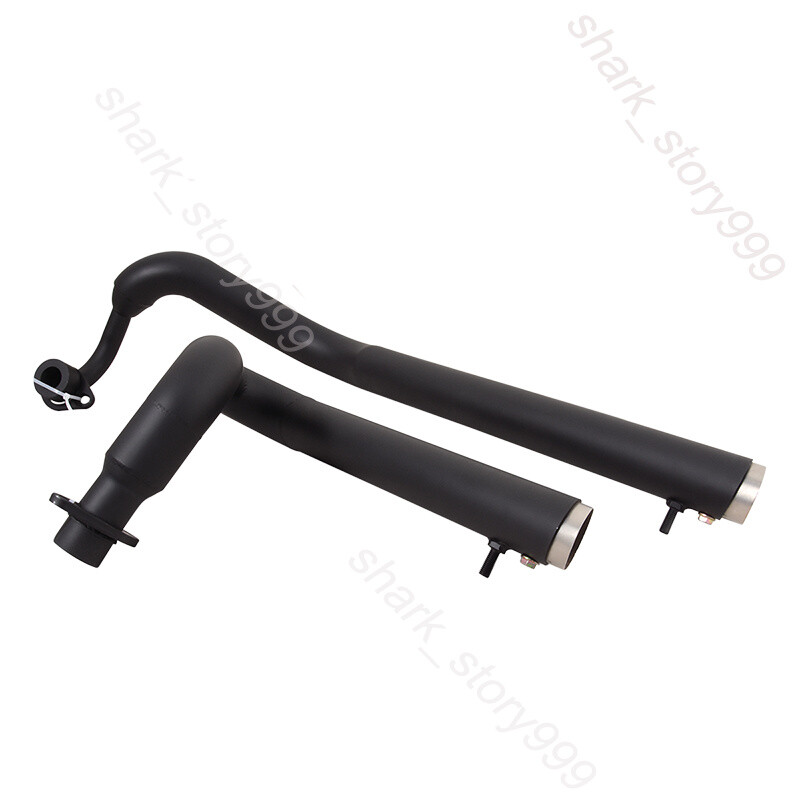 For Yamaha V Star 650 XVS650 XVS400 Exhaust System Header Pipe Black Mufflers
