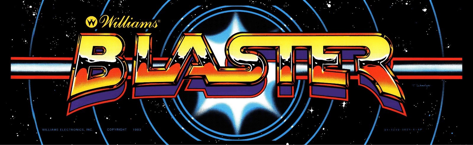 Blaster Arcade Marquee Header